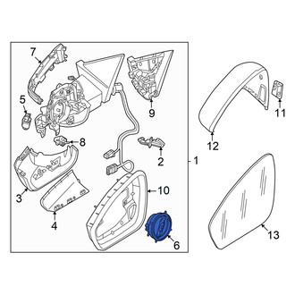 Audi OE - Front Door Mirror Drive Motor