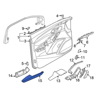Audi OE - Front Left Door Armrest