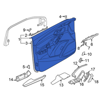 Audi OE - Front Left Inner Door Interior Trim Panel
