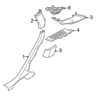 Audi OE - Quarter Panel - Interior Trim (Premium / Premium Plus / Prestige)
