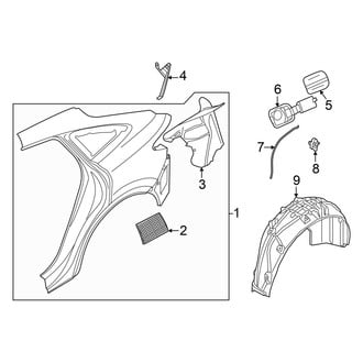 Audi OE - Quarter Panel & Components (GUB Body Code)