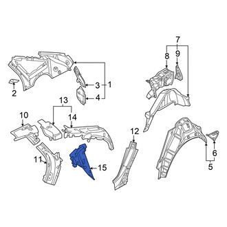 Audi OE - Right Body D-Pillar
