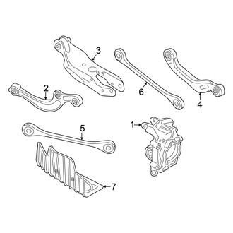 Audi OE - Rear Suspension - Suspension Components (GUB Body Code)