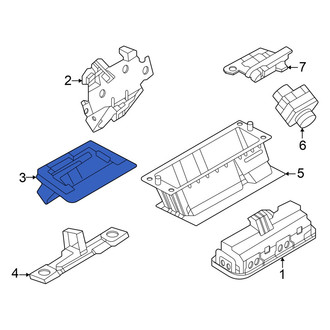 Audi OE - Liftgate Latch Cover