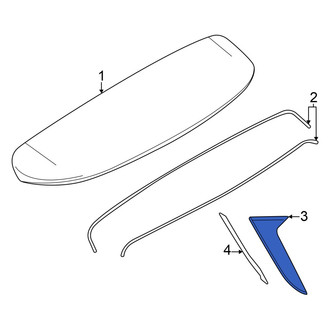 Audi OE - Rear Left Spoiler