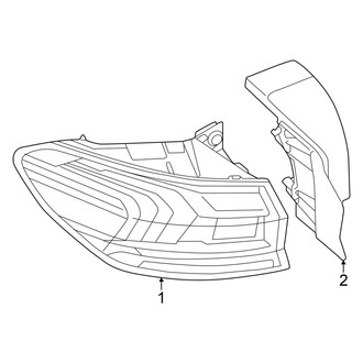 Audi OE - Rear Lamps - Tail Lamps (Body), (GUB Body Code)