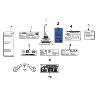 Audi OE - Air Bag Information Label