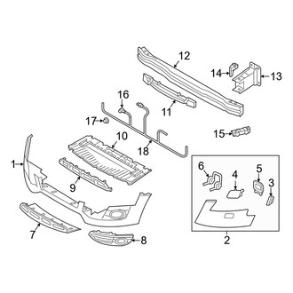 Audi OE - Front Bumper & Grille - Bumper & Components
