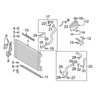 Audi OE - Cooling - Radiator & Components