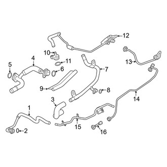 Audi OE - Cooling - Hoses & Lines (Front Upper)