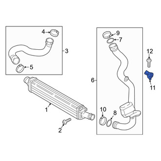 Audi OE - Turbocharger Boost Sensor