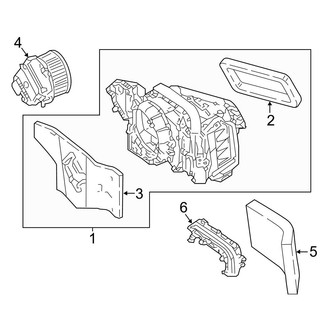 Audi OE - Air Conditioner & Heater - Heater Components (Premium / Premium Plus / Prestige)
