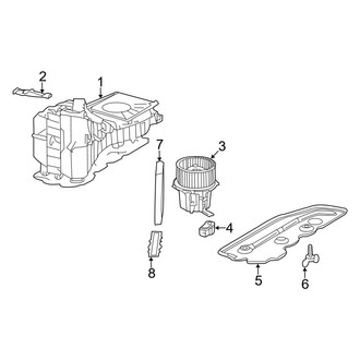 Audi OE - Air Conditioner & Heater - Heater Components