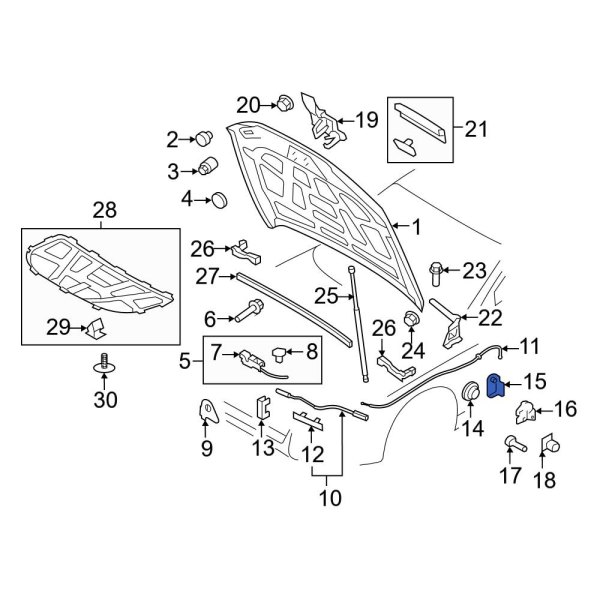 Hood Release Handle