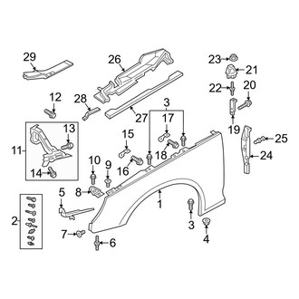 Audi OE - Fender & Components