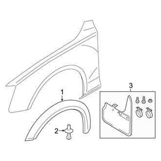 Audi OE - Fender - Exterior Trim