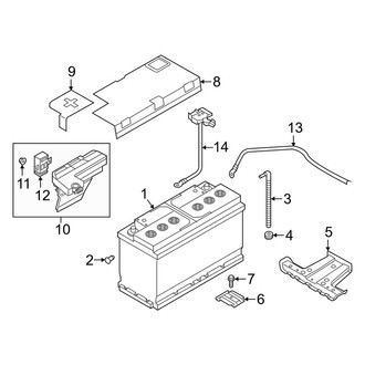 Audi OE - Electrical - Battery (Main), (Premium / Premium Plus / Prestige)