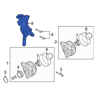 Audi OE - Alternator Bracket