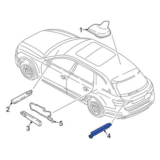 Audi OE - Rear Upper Antenna Amplifier