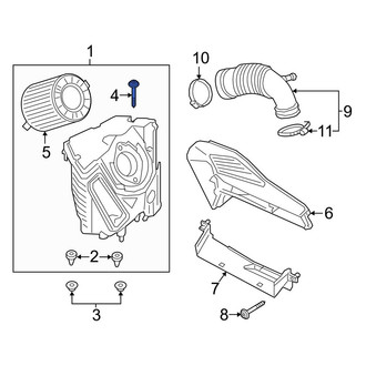 Audi OE - Air Filter Housing Bolt