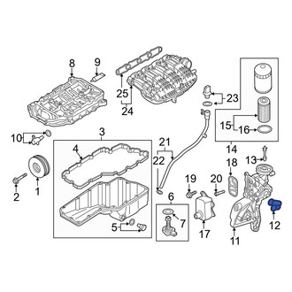Audi OE - Engine Oil Filter Adapter Gasket