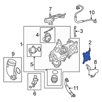 Audi OE - Turbocharger Gasket