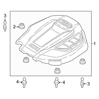 Audi OE - Engine / Transaxle - Engine Appearance Cover