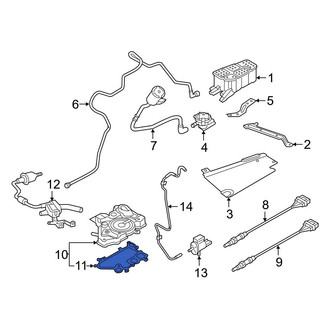 Audi OE - Vapor Canister Purge Valve Assembly Gasket