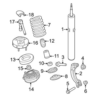 Audi OE - Front Suspension - Struts & Components