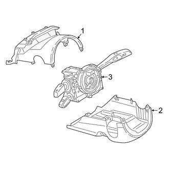 Audi OE - Steering Column - Shroud, Switches & Levers (Premium / Premium Plus / Prestige)