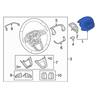 Audi OE - Front Left Steering Wheel Air Bag