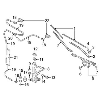 Audi OE - Windshield - Wiper & Washer Components