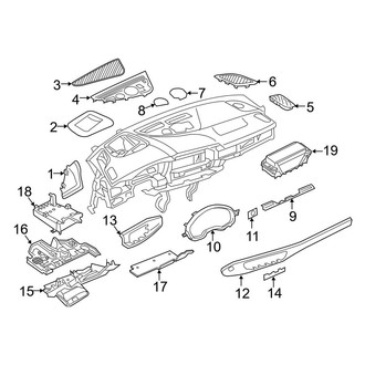 Audi OE - Instrument Panel Components