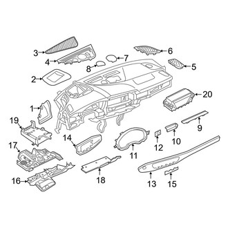 Audi OE - Instrument Panel Components