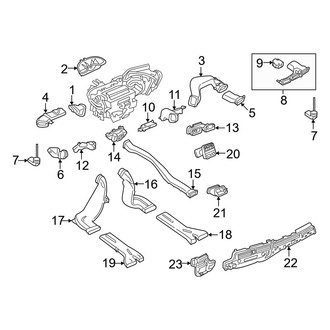 Audi OE - Instrument Panel - Ducts