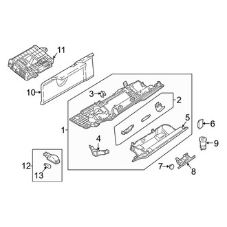 Audi OE - Instrument Panel - Glove Box