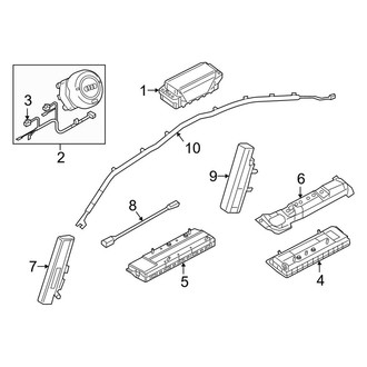 Audi OE - Restraint Systems - Air Bag Components (Air Bags)