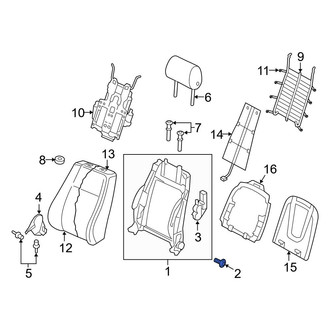 Audi OE - Seat Back Frame Screw