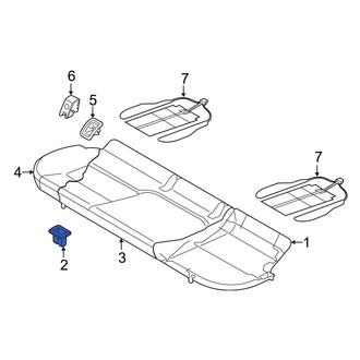 Audi OE - Seat Frame Grommet