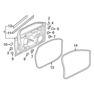 Audi OE - Front Door - Door & Components