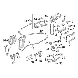 Audi OE - Rear Door - Lock & Hardware