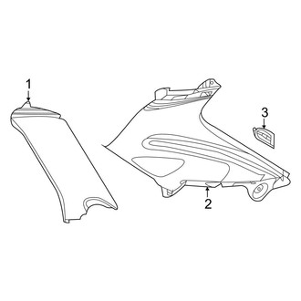 Audi OE - Quarter Panel - Interior Trim