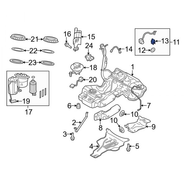 Audi OE 8K0809933C Fuel Tank Cap Tether