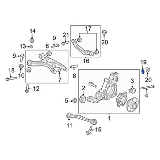 Audi OE - Rear Upper Suspension Control Arm Washer