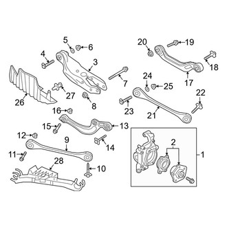 Audi OE - Rear Suspension - Suspension Components