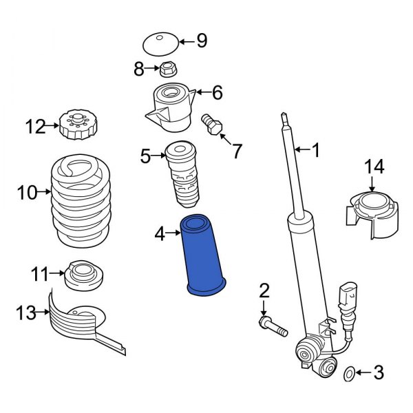 Suspension Shock Absorber Bellows