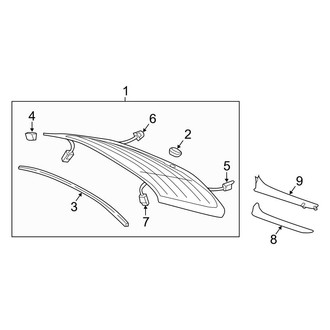 Audi OE - Lift Gate - Glass