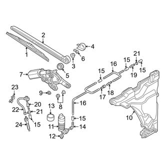 Audi OE - Lift Gate - Wiper & Washer Components