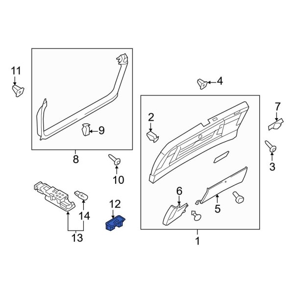 Liftgate Latch Release Switch