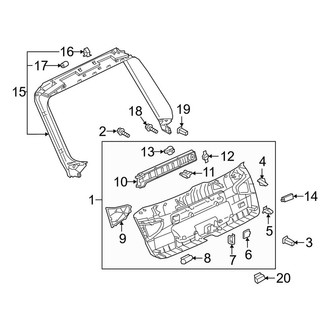 Audi OE - Lift Gate - Interior Trim